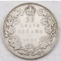 1921 Canada 25 cents VG