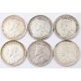 6x 1919 Canada 25 cents 6-coins VF to VF+