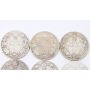 6x 1910 Canada 25 cents Edward VII 6-coins GOOD or better