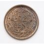 1909 Netherlands 1/2 cent Choice Uncirculated RB