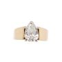 1.59ct Diamond solitaire 14K yellow gold ring with appraisal $12,000.00 Size 5.5