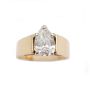 1.59ct Diamond solitaire 14K yellow gold ring with appraisal $12,000.00 Size 5.5