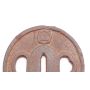 Japanese tsuba Iron sword guard 2.625 inches x .125 inches 57.1 grams