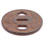 Japanese tsuba Iron sword guard 2.625 inches x .125 inches 57.1 grams