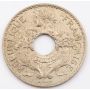 1939 French Indo-China 5 cents KM20 Choice AU