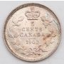 1902 Canada 5 cents silver coin Choice UNC