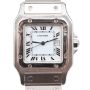 Cartier Santos Galbee 9172960 Stainless Steel White Dial Large 29mm Watch