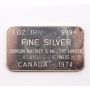 Johnson Matthey Mallory JM&M 1oz .999 Silver Bar - Dated 1974