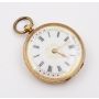 14K yg Ladies key wind pocket watch 26.91g diameter 1.75 inches circa 1900 