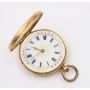 14K yg Ladies key wind pocket watch 26.91g diameter 1.75 inches circa 1900 