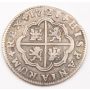 1721 Spain 2 Reales silver coin 4.71 grams damaged