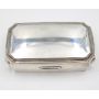 Tiffany & Co Makers Sterling Silver Box Hinged Jewelry Box Antique 