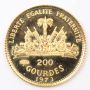 1973 Haiti 200 Gourdes gold coin KM108 .0842 oz gold Choice Gem Proof