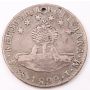 1822 PTS PJ Bolivia 8 Reales KM97 26.31g small hole
