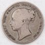 1839 Great Britain Shilling circulated