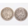 2X Great Britain silver Florins 2-coins 1896 and 1898 circulated