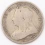 1893 Great Britain 6 pence silver coin nice VG