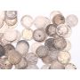 75X Queen Victoria Canada 5 cents silver coins 75-coins all damaged