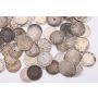 75X Queen Victoria Canada 5 cents silver coins 75-coins all damaged