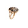 Pomellato Rose Gold Arabesque 10ct Smokey Quartz Cocktail Ring, Size 8 US / 57