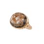Pomellato Rose Gold Arabesque 10ct Smokey Quartz Cocktail Ring, Size 8 US / 57