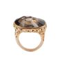 Pomellato Rose Gold Arabesque 10ct Smokey Quartz Cocktail Ring, Size 8 US / 57