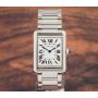 Cartier Tank Must Watch WSTA0052 Stainless Steel Watch with Box and Papers