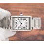 Cartier Tank Must Watch WSTA0052 Stainless Steel Watch with Box and Papers