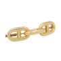 Hermes Paris Vintage Chaine D’Ancre Brooch in 18K Yellow Gold