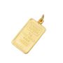 5 Gram Credit Suisse .9999 Fine Gold Bar Set in Solid 14K Yellow Gold Bezel