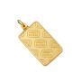 5 Gram Credit Suisse .9999 Fine Gold Bar Set in Solid 14K Yellow Gold Bezel