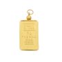 5 Gram Credit Suisse .9999 Fine Gold Bar Set in Solid 14K Yellow Gold Bezel
