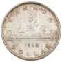 1946 Canada silver dollar AU+