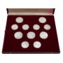 1980 Moscow Olympics USSR Silver 28-Coin Proof Set .900 Fine in Original Case – Rare Complete