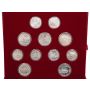 1980 Moscow Olympics USSR Silver 28-Coin Proof Set .900 Fine in Original Case – Rare Complete