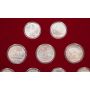 1980 Moscow Olympics USSR Silver 28-Coin Proof Set .900 Fine in Original Case – Rare Complete