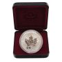 1998 Canada Silver Maple Leaf 1 oz .9999 RCM 90th Anniversary 1908-1998 Privy Mark – Limited Issue in Case