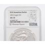 2023 American Silver Eagle MS70 NGC U.S. Invention Series Microwave Popcorn Label