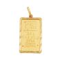 2.5 Gram Credit Suisse .999 Fine Gold Bar with 22K Gold Bezel 3.23g 