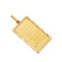 2.5 Gram Credit Suisse .999 Fine Gold Bar with 22K Gold Bezel 3.23g 