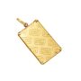 2.5 Gram Credit Suisse .999 Fine Gold Bar with 22K Gold Bezel 3.23g 
