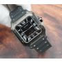Cartier Santos de Cartier WSSA0039 39.8mm ADLC Black Steel Mens Watch box/card
