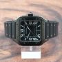 Cartier Santos de Cartier WSSA0039 39.8mm ADLC Black Steel Mens Watch box/card