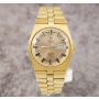 Vintage Tissot PR 516 GL Gold Plated Champagne Dial 36mm 1970s Mens Watch