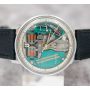 Bulova Accutron Spaceview Round 1965 M5 Stainless Steel 35mm Vintage Mens Watch