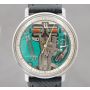 Bulova Accutron Spaceview Round 1965 M5 Stainless Steel 35mm Vintage Mens Watch