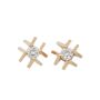 14K Yellow Gold 0.32ct Round Brilliant Diamond Stud Earrings VS-SI