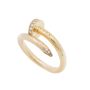 Cartier Juste un Clou Ring Classic Model Rose Gold with Diamonds Size 54 Nail