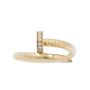 Cartier Juste un Clou Ring Classic Model Rose Gold with Diamonds Size 54 Nail