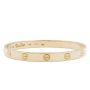 Vintage Cartier Love Bracelet 1970 18K Yellow Gold Bangle Size: 17 